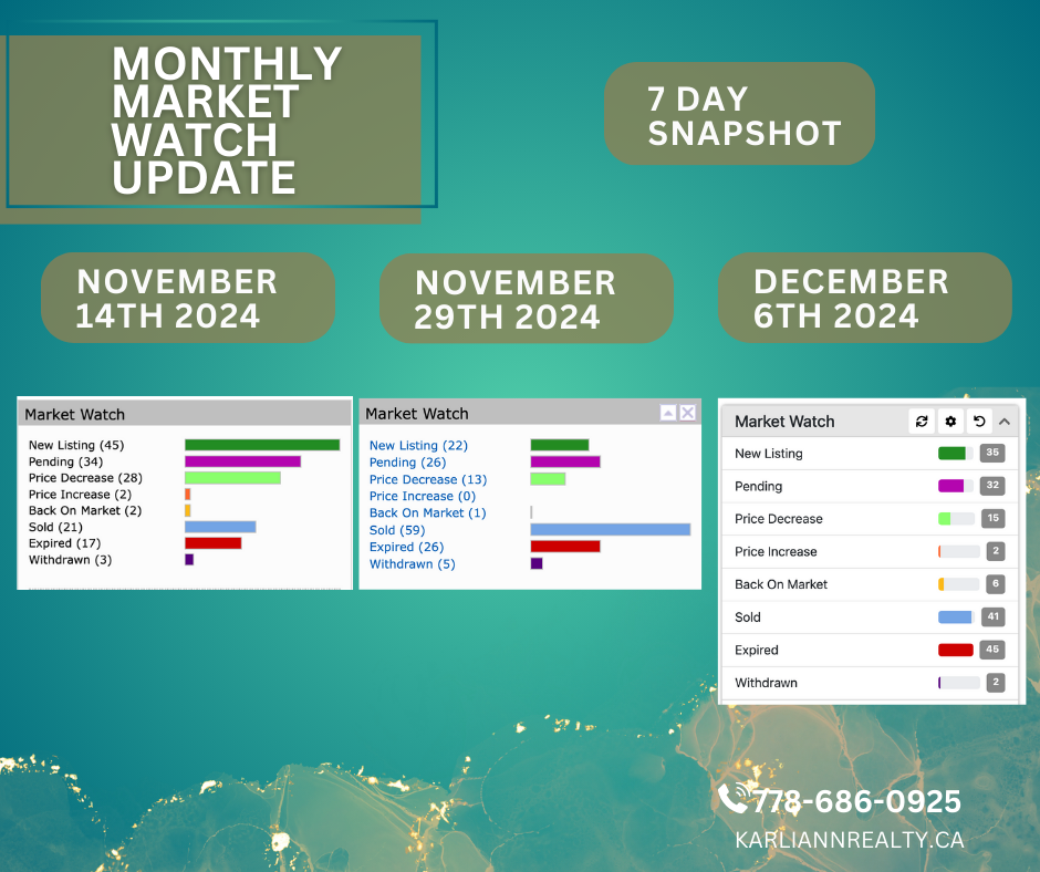 The November 2024 Cowichan Valley real estate market saw a surprising surge, with sales outpacing new listings for the first time since the "COVID market" era, signaling a major shift in market dynamics.